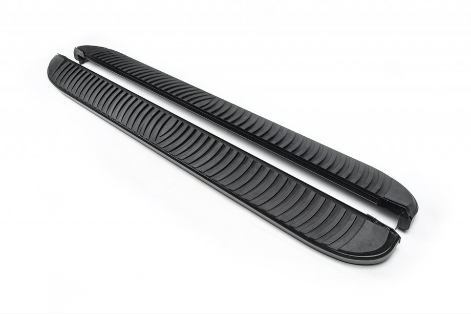 Renault Logan MCV 2013-2022 Side Steps Tayga Black (2 pcs, Aluminum) Image