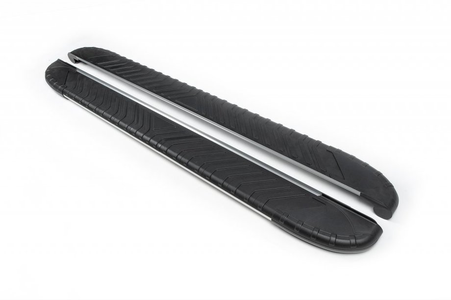 Renault Trafic 2001–2015 Side Steps Bosphorus Grey (2 pcs, Aluminum) Image