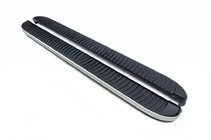 Mercedes ML W164 2005-2011 Side Steps Tayga Grey (2 pcs, Aluminum) photo 1
