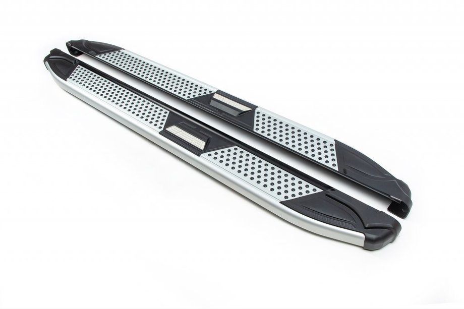 Renault Koleos 2016-2024 Side Steps Mevsim Grey (2 pcs, Aluminum) Image