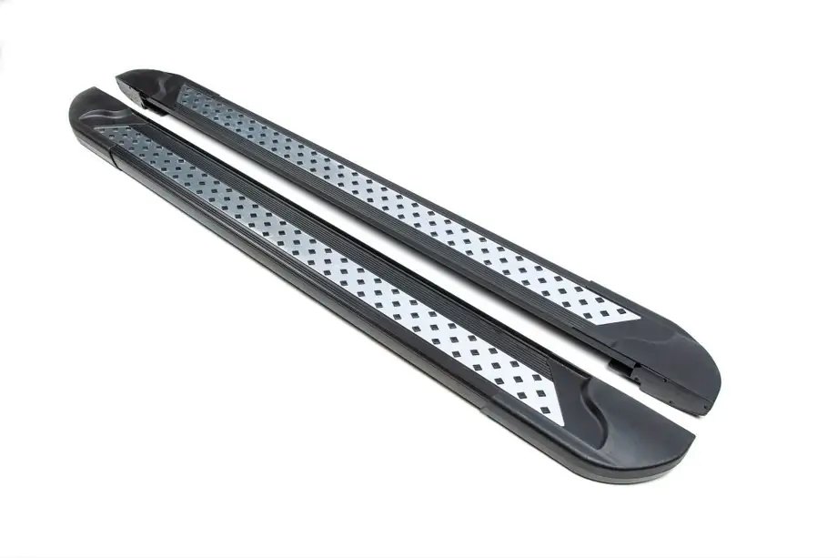 Volvo XC40 2018- Side Steps Vision New Black (2 pcs, Aluminum) Image