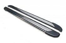 Renault Lodgy 2013-2022 Side Steps Maydos V1 old (2 pcs, Aluminum ↗ Stainless Steel) photo 1