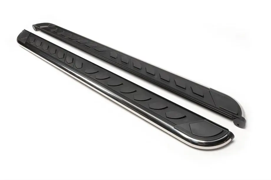 Volkswagen T5 Caravelle 2004-2010 Side Steps Maydos V1 (2 pcs, Aluminum & Stainless Steel) Image