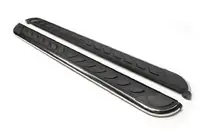 Renault Logan MCV 2005-2013 Side Steps Maydos V1 (2 pcs, Aluminum & Stainless Steel) photo 2