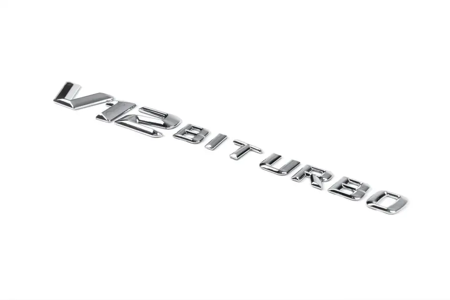 Mercedes GL class X164 2006-2012 V12 Biturbo Chrome Badge Image