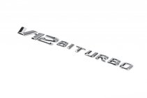 Mercedes E-class coupe C238 2016-2024 V12 Biturbo Chrome Badge photo 1