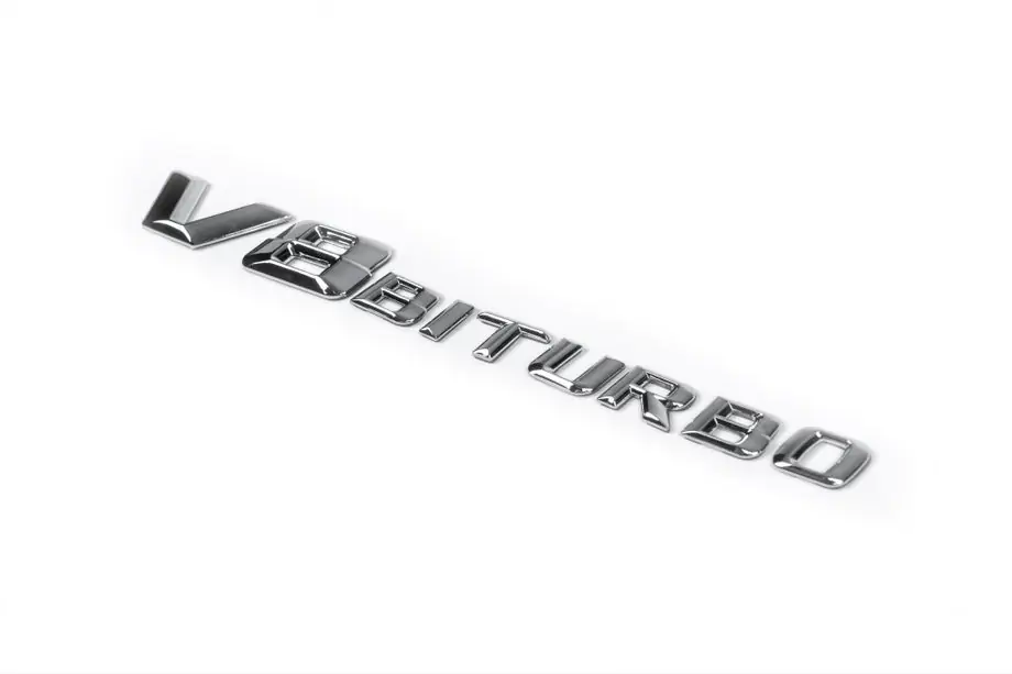 Mercedes GL class X164 2006-2012 V8 Biturbo Badge Chrome Image