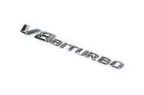 Mercedes GL class X164 2006-2012 V8 Biturbo Badge Chrome photo 1