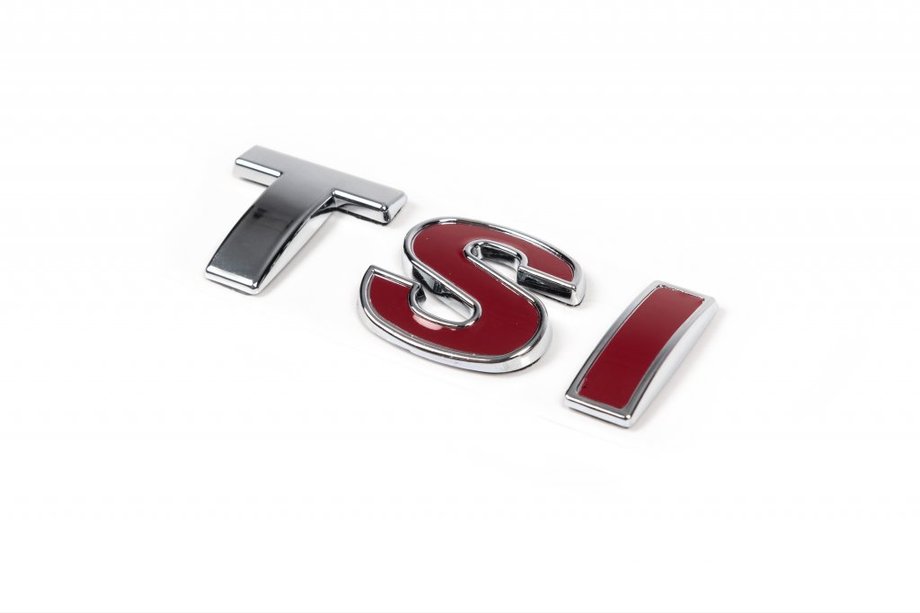 Volkswagen Tiguan 2007-2016 Badge TSI (straight font) Image