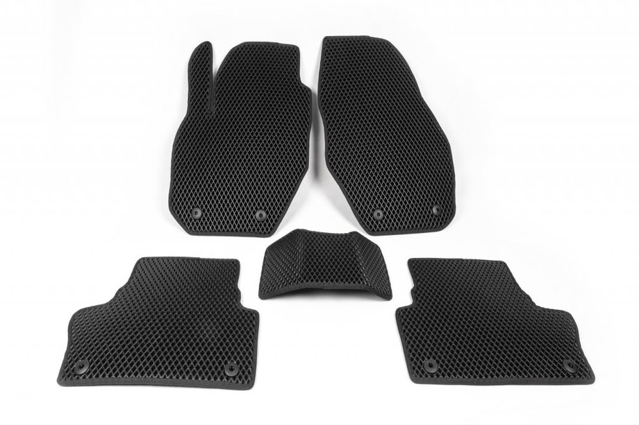 Volvo XC60 2009-2017 EVA Floor Mats (black) Image