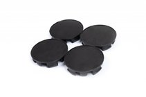 Wheel center caps (4 pcs, black) 60/55 mm photo 1