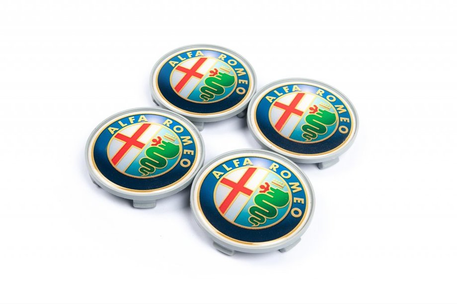Alfa Romeo AlfaRomeo 68/64.5 mm V1 Silicone Wheel Center Caps (4 pcs) Image