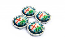 Alfa Romeo AlfaRomeo 68/64.5 mm V1 Silicone Wheel Center Caps (4 pcs) photo 1