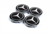 Mercedes-Benz Wheel Center Caps 57mm/55.5mm V1 (4 pcs) photo 1