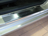 Hyundai I-10 2008-2013 Natanika Premium Door Sill Protectors (4 pcs, Stainless Steel) photo 1