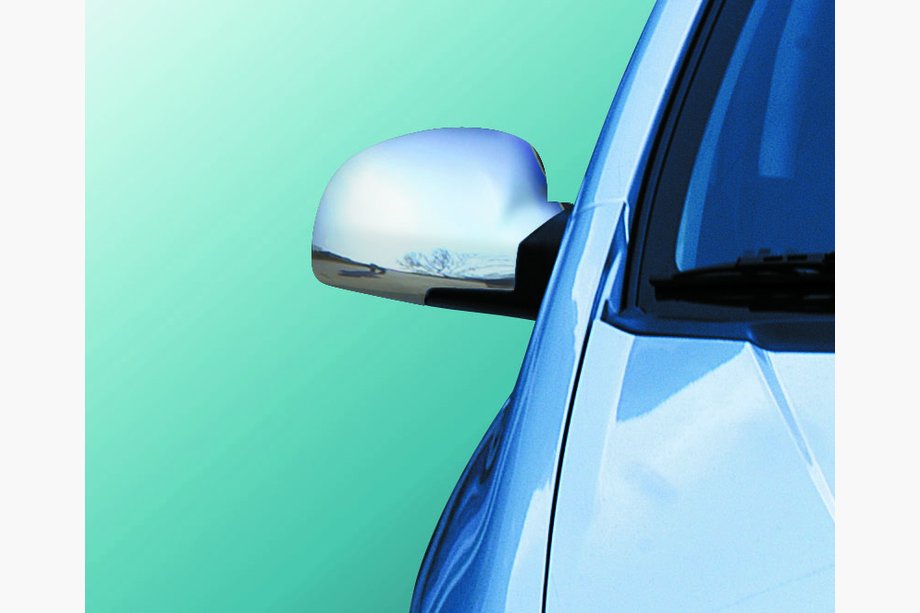 Hyundai Getz 2002- Mirror covers (2 pcs, plastic) Image