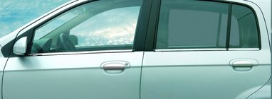 Hyundai Getz 2002- Exterior window trim stainless steel (6 pcs) Carmos - Turkish Stainless Steel photo 5