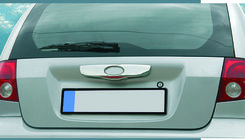 Hyundai Getz 2002- Chrome trim above license plate (2002-2006, stainless steel) photo 4