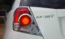 Chevrolet Aveo T200 2002-2008 Chrome Tail Light Covers HB (2 pcs, plastic) photo 1
