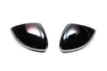 Fiat Tipo 2016- Mirror Covers Black Chrome (2 pcs, plastic) photo 5