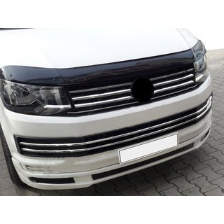 Bumper Grille Trim Covers 2015-2019 (6 pcs, Stainless Steel) photo 4