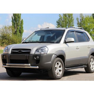 Front Bar ST014 (Stainless Steel) Hyundai Tucson JM 2004- photo 1