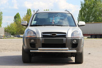 Hyundai Tucson JM 2004- Front Bar ST014 (Stainless Steel) photo 2