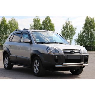 Front Bar ST014 (Stainless Steel) Hyundai Tucson JM 2004- photo 3
