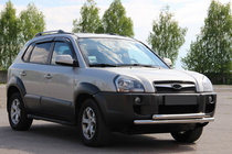 Hyundai Tucson JM 2004- Front Bar ST014 (Stainless Steel) photo 3