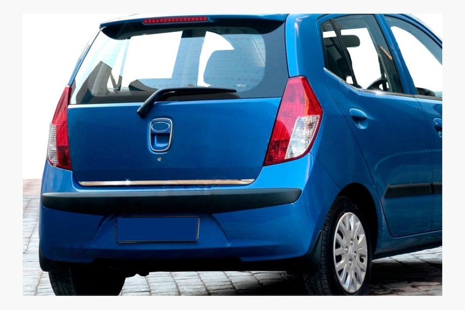 Hyundai I-10 2008-2013 Trunk trim stainless steel Image