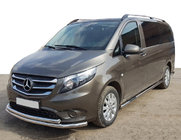 Mercedes Vito/V-class W447 2014- Front Bull Bar ST014 (Stainless Steel) photo 1