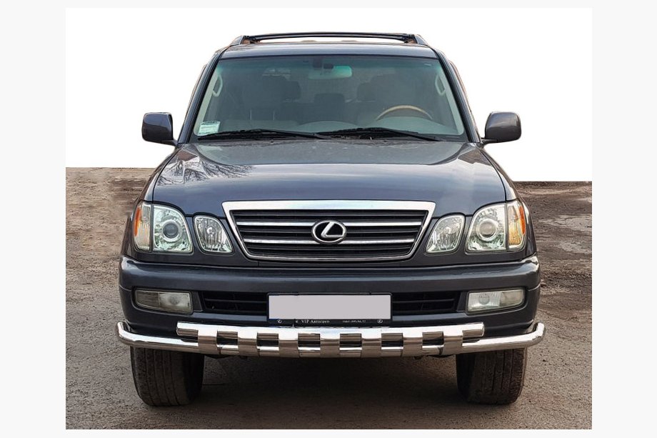 Lexus LX470 1998-2007 Front Bar ST015 (Stainless Steel) Image