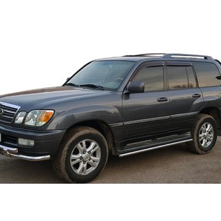 Side step protection (2 pcs, stainless steel) Lexus LX470 1998-2007 photo 1