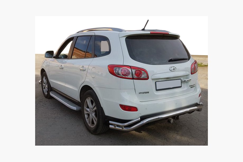 Hyundai Santa Fe 2 2006-2012 Rear Bar AK007-1 (Stainless Steel) Image