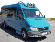 Mercedes Sprinter W901/902/903/904/905 1995–2006 Front Bar ST015-2 (Stainless Steel) 2000-2006 photo 1