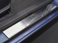 Hyundai I-30 2012-2017 Door Sill Covers Nataniko (4 pcs, Stainless Steel) Premium - 3M Tape, 0.8 mm photo 1