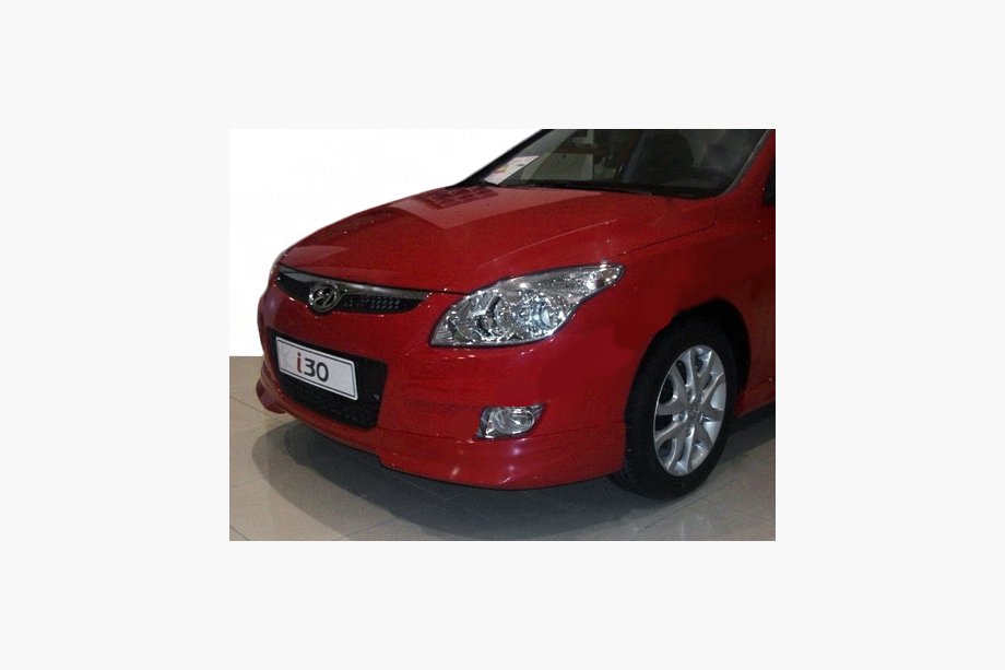 Hyundai I-30 2007-2011 Front lower lip spoiler (primed) Image