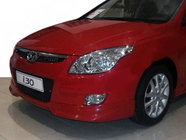 Hyundai I-30 2007-2011 Front lower lip spoiler (primed) photo 1