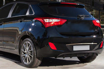 Hyundai I-30 2012-2017 Chrome trim above license plate (HB, stainless steel) photo 1