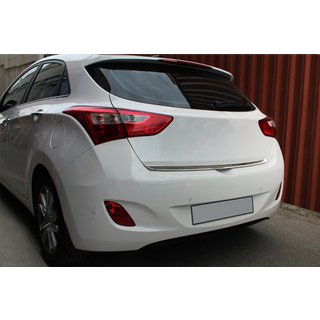 Trunk trim (HB, stainless steel)