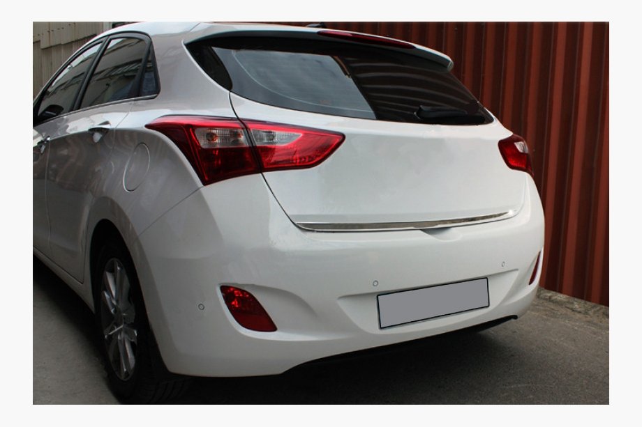 Hyundai I-30 2012-2017 Trunk trim (HB, stainless steel) Photo 1