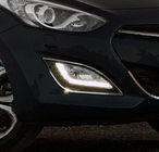 Hyundai I-30 2012-2017 Chrome Fog Light Covers (2 pcs, Stainless Steel) photo 3