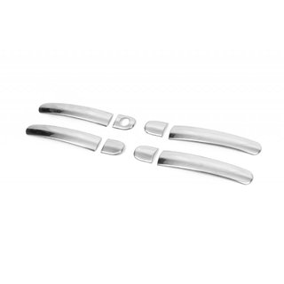 Chrome Door Handle Covers Flat (4 pcs) Volkswagen Passat B5 1997-2005 photo 2
