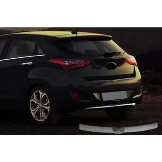 Rear bumper protector upper (HB, stainless steel)