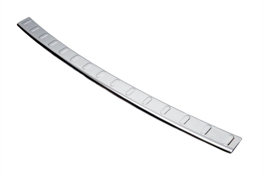Nissan Qashqai 2014-2021 Rear bumper protector Carmos (2014-2017, stainless steel) Image