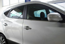 Hyundai IX-35 2010-2015 Lower window trim stainless steel (6 pcs) OmsaLine - Italian Stainless Steel photo 2