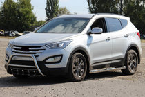 Hyundai Santa Fe 3 2012-2018 Front Bar WT003 (Stainless Steel) photo 1