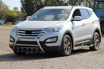 Hyundai Santa Fe 3 2012-2018 Front Bar WT003 (Stainless Steel) photo 2