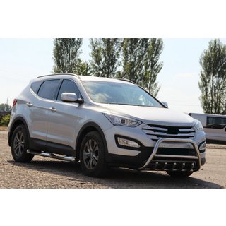 Front Bar WT003 (Stainless Steel) Hyundai Santa Fe 3 2012-2018 photo 4