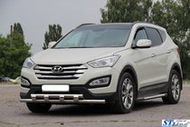Hyundai Santa Fe 3 2012-2018 Front Bar ST015 (Stainless Steel) photo 2
